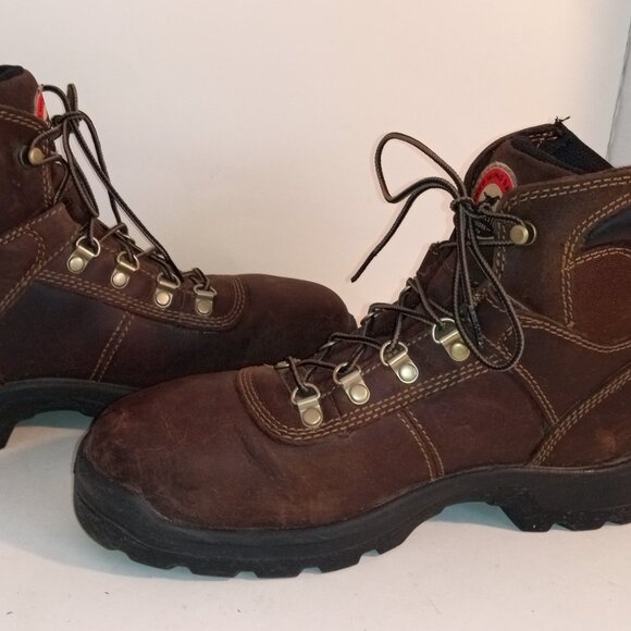 Red Wing IRISH SETTER Style 83608 Ely Men's Sz 9D 6-inch Leather Safety Toe Boot - Picture 6 of 16